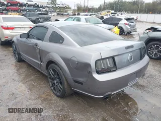 2007 Ford Mustang GT Deluxe with VIN 1ZVFT82H575260357, listed as a IAAI auction lot 41660003 with 192,320 mi miles. Bid and sale history available at carsss.com. Image 3.