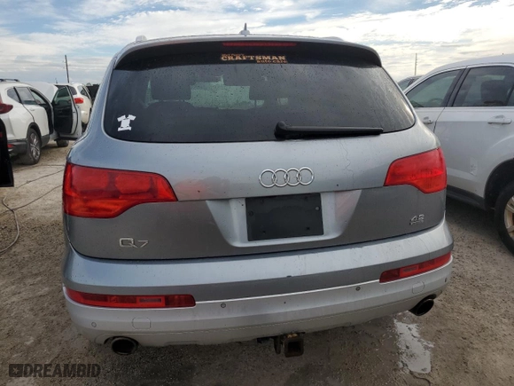 2007 Audi Q7 Premium with VIN WA1BV74LX7D037674, listed as a Copart auction lot 74876834 with 0 mi miles and Non Repairable. Bid and sale history available at carsss.com. Image 6.
