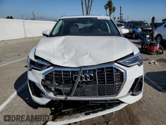 2022 Audi Q3 S line Premium Plus with VIN WA1EECF37N1084209, listed as a Copart auction lot 46819905 with 12,574 mi miles and Salvage Title. Bid and sale history available at carsss.com. Image 5.