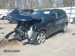 2018 Jeep Compass Latitude with VIN 3C4NJDBB1JT265894, listed as a IAAI auction lot 42109967 with 92,944 mi miles and . Bid and sale history available at DreamBid. Image 2.