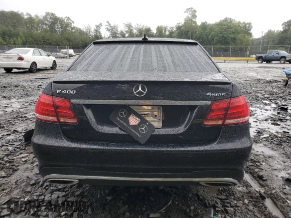 2016 Mercedes-Benz E-Class E 400 with VIN WDDHF6HBXGB200883, listed as a Copart auction lot 73654824 with 0 mi miles and Salvage Title. Bid and sale history available at carsss.com. Image 6.
