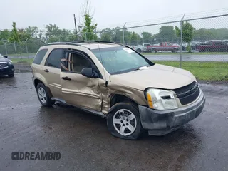 2005 Chevrolet Equinox LS z VIN 2CNDL23F556063416, wystawiony jako IAAI lot #42368018 z przebiegiem Nie podano mil oraz . Historia ofert i sprzedaży dostępna na DreamBid. Obrazek 1.
