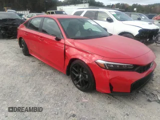 2025 Honda Civic Sport with VIN 2HGFE2F58SH531117, listed as a IAAI auction lot 40765885 with 205 mi miles and . Bid and sale history available at carsss.com. Image 1.