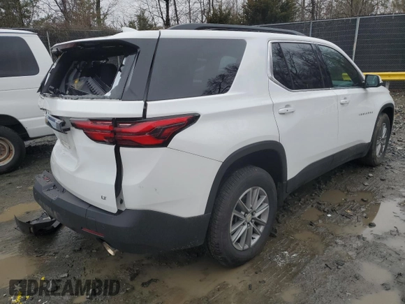 2022 Chevrolet Traverse LT Cloth with VIN 1GNEVMKW7NJ190372, listed as a Copart auction lot 44315595 with 19,791 mi miles and Salvage Title. Bid and sale history available at carsss.com. Image 3.