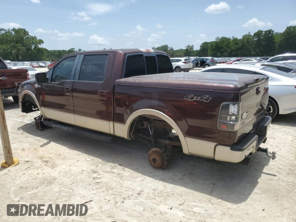 2008 Ford F-150 XLT z VIN 1FTPW14V88KC78122, wystawiony jako Copart lot #59597875 z przebiegiem 159 120 mil mil oraz Czysty tytuł • Clean title. Historia ofert i sprzedaży dostępna na DreamBid. Obrazek 2.