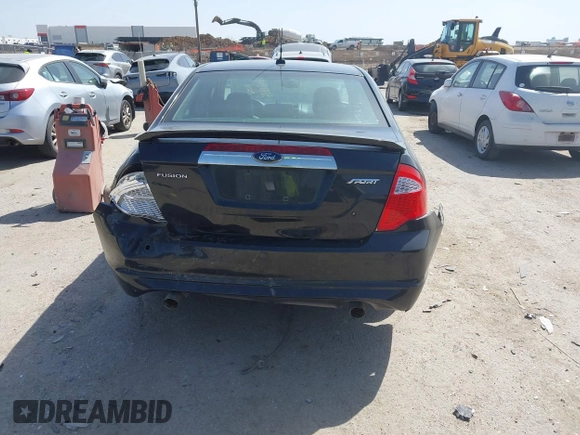 2010 Ford Fusion SPORT with VIN 3FAHP0KC3AR193368, listed as a IAAI auction lot 41819046 with 174,057 mi miles. Bid and sale history available at carsss.com. Image 6.