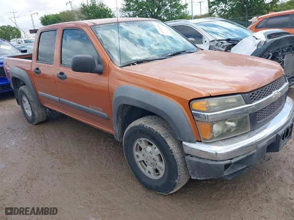 2005 Chevrolet Colorado 1SF LS Z71 with VIN 1GCDT136858153121, listed as a IAAI auction lot 41915498 with 195,131 mi miles. Bid and sale history available at carsss.com. Image 1.