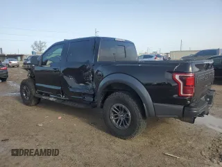 2019 Ford F-150 Raptor with VIN 1FTFW1RG0KFC08135, listed as a Copart auction lot 47550725 with 69,574 mi miles and Salvage Title. Bid and sale history available at carsss.com. Image 2.
