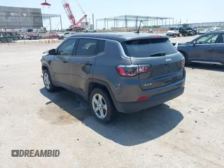 2023 Jeep Compass Sport with VIN 3C4NJDAN3PT515463, listed as a IAAI auction lot 42279905 with 15,339 mi miles and . Bid and sale history available at DreamBid. Image 3.