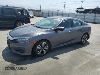 2016 Honda Civic EX-T with VIN 2HGFC1F41GH646317, listed as a Copart auction lot 60570075 with 76,625 mi miles and Salvage title. Bid and sale history available at DreamBid. Image 1.