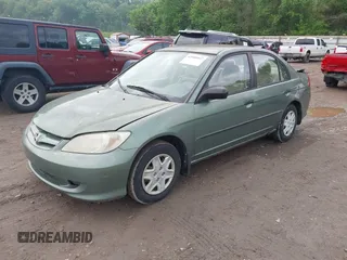 2004 Honda Civic VP with VIN 1HGES16374L014278, listed as a IAAI auction lot 42088847 with 219,022 mi miles. Bid and sale history available at carsss.com. Image 2.
