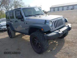 2016 Jeep Wrangler Unlimited Sport z VIN 1C4HJWDGXGL328531, wystawiony jako IAAI lot #42056907 z przebiegiem 75 871 mil mil oraz . Historia ofert i sprzedaży dostępna na DreamBid. Obrazek 1.