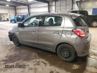 2022 Mitsubishi Mirage ES with VIN ML32AUHJXNH002912, listed as a Copart auction lot 58705215 with 55,828 mi miles and Salvage title. Bid and sale history available at DreamBid. Image 2.