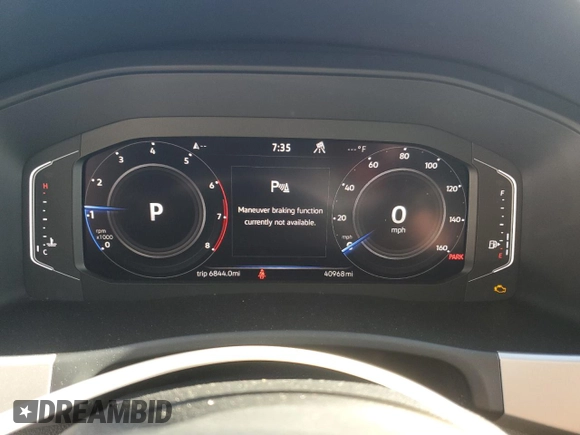 2022 Volkswagen Atlas SE z VIN 1V2KR2CAXNC545948, wystawiony jako Copart lot #58591595 z przebiegiem 40 968 mil mil oraz Szkoda całkowita • Salvage title. Historia ofert i sprzedaży dostępna na DreamBid. Obrazek 9.