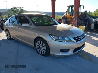 2014 Honda Accord EX-L with VIN 1HGCR2F81EA071349, listed as a IAAI auction lot 41847441 with 36,938 mi miles and . Bid and sale history available at carsss.com. Image 1.