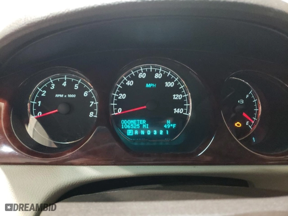 2008 Buick Lucerne CXL with VIN 1G4HD57238U124565, listed as a Copart auction lot 42114065 with 106,525 mi miles and Salvage Title. Bid and sale history available at carsss.com. Image 9.