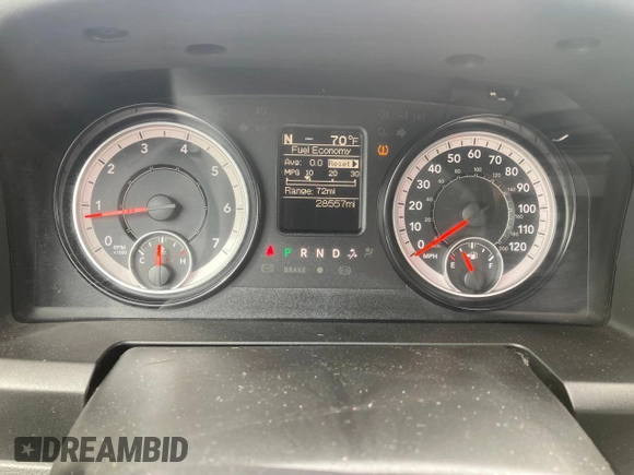 2019 Ram 1500 Classic Tradesman with VIN 1C6RR6FG4KS613533, listed as a Copart auction lot 49158585 with 28,500 mi miles and Clean Title. Bid and sale history available at carsss.com. Image 8.