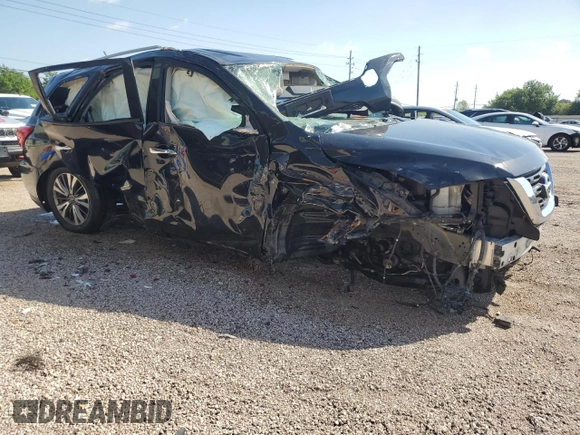 2018 Nissan Pathfinder SL z VIN 5N1DR2MN3JC612150, wystawiony jako Copart lot #55925915 z przebiegiem Nie podano mil oraz Czysty tytuł • Clean title. Historia ofert i sprzedaży dostępna na DreamBid. Obrazek 4.