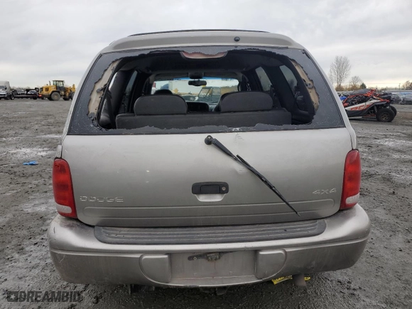 2000 Dodge Durango with VIN 1B4HS28N9YF186703, listed as a Copart auction lot 85129124 with 228,402 mi miles and Salvage Title. Bid and sale history available at carsss.com. Image 6.