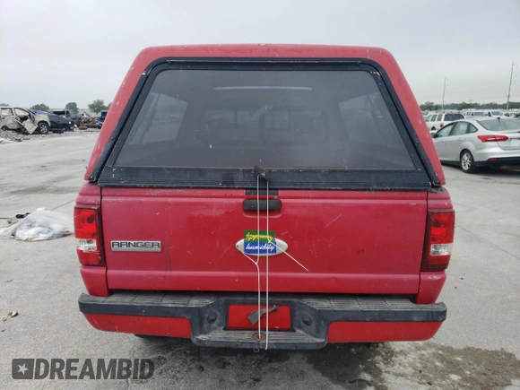 2006 Ford Ranger XL with VIN 1FTYR10UX6PA09760, listed as a Copart auction lot 53518205 with 0 mi miles and Clean Title. Bid and sale history available at carsss.com. Image 6.