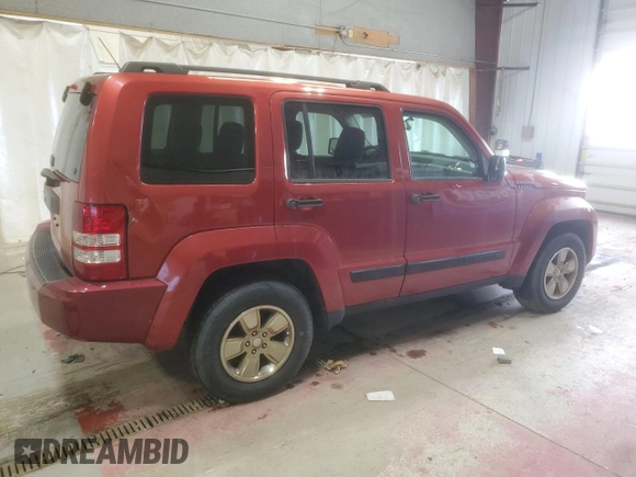 2008 Jeep Liberty Sport with VIN 1J8GN28K88W103024, listed as a Copart auction lot 50616455 with 166,324 mi miles and Clean Title. Bid and sale history available at DreamBid. Image 3.