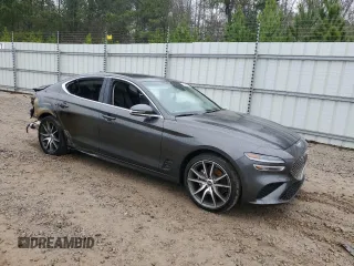2023 Genesis G70 2.0T with VIN KMTG34TA6PU128183, listed as a Copart auction lot 39857364 with Not Provided miles and Salvage Title. Bid and sale history available at DreamBid. Image 4.