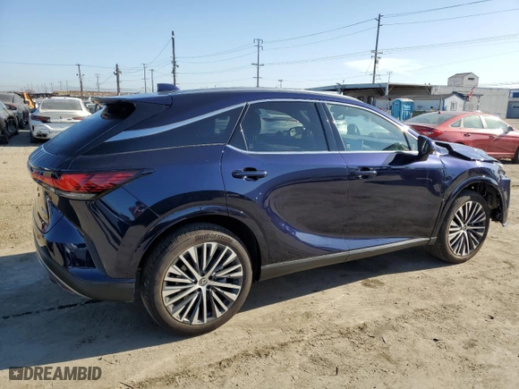 2024 Lexus RX with VIN JTJCHMAA7R2020524, listed as a Copart auction lot 52643205 with 6,628 mi miles and Salvage Title. Bid and sale history available at carsss.com. Image 3.