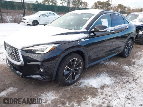 2023 Infiniti QX55 Essential with VIN 3PCAJ5KR1PF114918, listed as a IAAI auction lot 41374722 with 13,775 mi miles and . Bid and sale history available at DreamBid. Image 19.