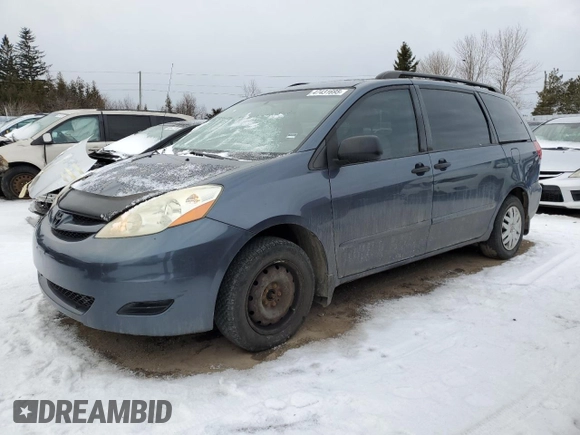 2006 Toyota Sienna with VIN 5TDZA29C76S496823, listed as a Copart auction lot 47431695 with 249,295 mi miles and Salvage Title. Bid and sale history available at DreamBid. Image 1.
