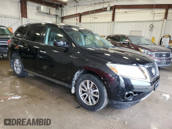 2015 Nissan Pathfinder SL with VIN 5N1AR2MM5FC714180, listed as a Copart auction lot 56580415 with 124,512 mi miles and Non repairable. Bid and sale history available at DreamBid. Image 4.