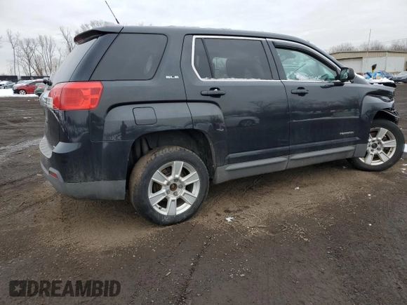 2012 GMC Terrain SLE-1 with VIN 2GKFLREK2C6253868, listed as a Copart auction lot 44208145 with 151,204 mi miles and Salvage Title. Bid and sale history available at DreamBid. Image 3.