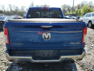 2019 Ram 1500 Big Horn/Lone Star with VIN 1C6SRFFT1KN849828, listed as a Copart auction lot 51136285 with 88,077 mi miles and Salvage Title. Bid and sale history available at carsss.com. Image 6.