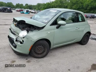 2015 FIAT 500 Pop z VIN 3C3CFFAR2FT501922, wystawiony jako Copart lot #60263845 z przebiegiem 83 194 mil mil oraz Szkoda całkowita • Salvage title. Historia ofert i sprzedaży dostępna na DreamBid. Obrazek 1.