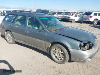2001 Subaru Legacy Wagon Outback H6 L.L. Bean Edition with VIN 4S3BH806017635975, listed as a IAAI auction lot 41498437 with 1 mi miles. Bid and sale history available at carsss.com. Image 1.