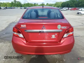 2017 Mitsubishi Mirage ES z VIN ML32F3FJ6HHF14527, wystawiony jako Copart lot #57297005 z przebiegiem 81 046 mil mil oraz Szkoda całkowita • Salvage title. Historia ofert i sprzedaży dostępna na DreamBid. Obrazek 6.