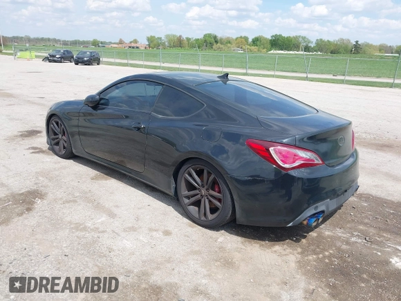 2011 Hyundai Genesis Coupe with VIN KMHHT6KD2BU059877, listed as a IAAI auction lot 42116791 with 88,706 mi miles and . Bid and sale history available at DreamBid. Image 3.
