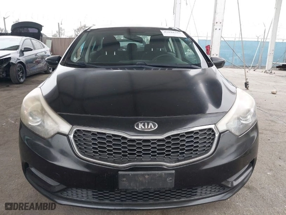 2016 Kia Forte LX with VIN KNAFK4A66G5580833, listed as a IAAI auction lot 42028353 with 109,337 mi miles. Bid and sale history available at carsss.com. Image 6.