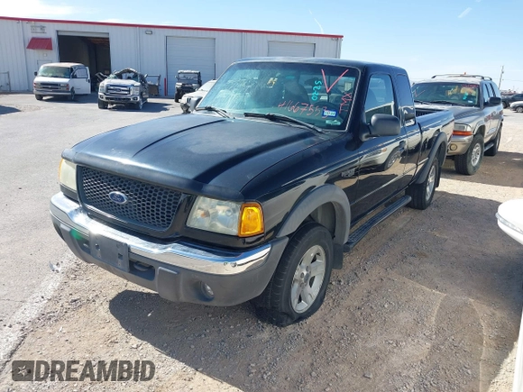2002 Ford Ranger XL Fleet with VIN 1FTZR45E42PB55766, listed as a IAAI auction lot 41667553 with 270,812 mi miles. Bid and sale history available at carsss.com. Image 2.