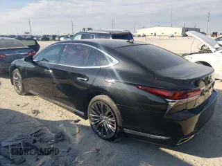 2019 Lexus LS with VIN JTHB51FF0K5009216, listed as a Copart auction lot 88032255 with 27,369 mi miles and Salvage Title. Bid and sale history available at carsss.com. Image 2.