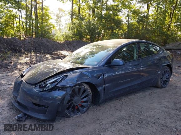 2022 Tesla Model 3 Performance with VIN 5YJ3E1EC7NF329679, listed as a IAAI auction lot 40555901 with 32,552 mi miles and . Bid and sale history available at DreamBid. Image 17.