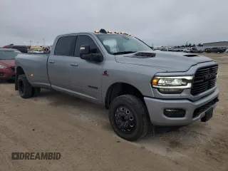 2024 Ram 3500 Laramie with VIN 3C63RRJL7RG166158, listed as a Copart auction lot 85137074 with 0 mi miles and Clean Title. Bid and sale history available at carsss.com. Image 4.