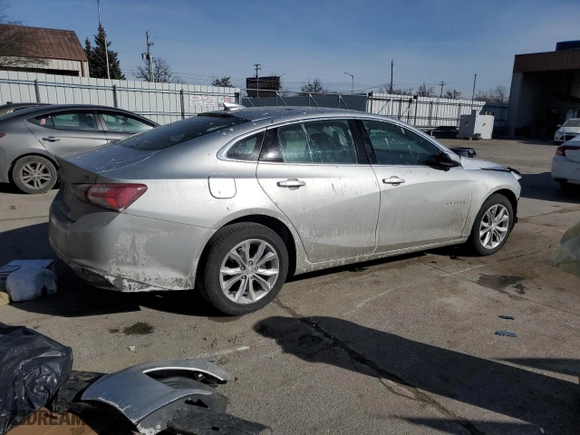 2020 Chevrolet Malibu LT with VIN 1G1ZD5ST1LF027167, listed as a Copart auction lot 43001975 with 97,304 mi miles and Salvage Title. Bid and sale history available at carsss.com. Image 3.
