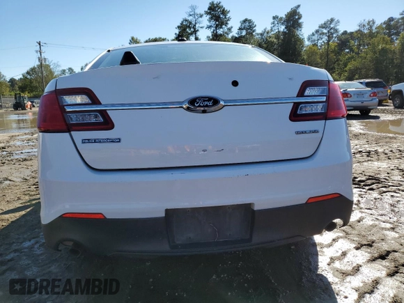 2017 Ford Police Interceptor with VIN 1FAHP2L87HG145704, listed as a Copart auction lot 80753134 with 146,165 mi miles and Salvage title. Bid and sale history available at DreamBid. Image 6.