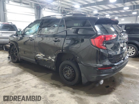 2020 GMC Terrain SLT with VIN 3GKALVEVXLL343813, listed as a Copart auction lot 86505594 with 71,837 mi miles and Salvage Title. Bid and sale history available at carsss.com. Image 2.