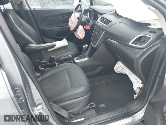 2015 Buick Encore Convenience with VIN KL4CJFSBXFB033767, listed as a IAAI auction lot 41447019 with 131,954 mi miles and . Bid and sale history available at carsss.com. Image 5.
