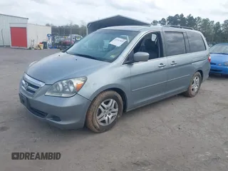 2007 Honda Odyssey EX-L z VIN 5FNRL38757B046761, wystawiony jako IAAI lot #41943033 z przebiegiem 309 270 mil mil oraz . Historia ofert i sprzedaży dostępna na DreamBid. Obrazek 2.