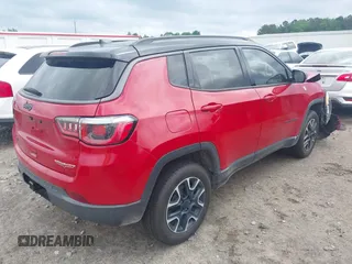 2020 Jeep Compass Trailhawk with VIN 3C4NJDDB5LT166656, listed as a IAAI auction lot 42184661 with 131,080 mi miles and . Bid and sale history available at DreamBid. Image 4.