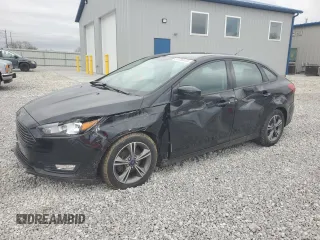 2018 Ford Focus SE with VIN 1FADP3FE0JL318465, listed as a Copart auction lot 51136615 with 82,191 mi miles and Salvage Title. Bid and sale history available at carsss.com. Image 1.