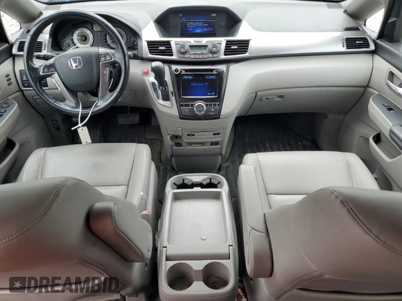 2016 Honda Odyssey Touring Elite with VIN 5FNRL5H98GB004677, listed as a Copart auction lot 59982165 with 119,341 mi miles and Clean title. Bid and sale history available at DreamBid. Image 8.