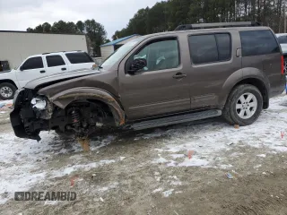 2008 Nissan Pathfinder SE z VIN 5N1AR18B48C634228, wystawiony jako Copart lot #46340425 z przebiegiem 212 492 mil mil oraz Szkoda całkowita • Salvage title. Historia ofert i sprzedaży dostępna na DreamBid. Obrazek 1.